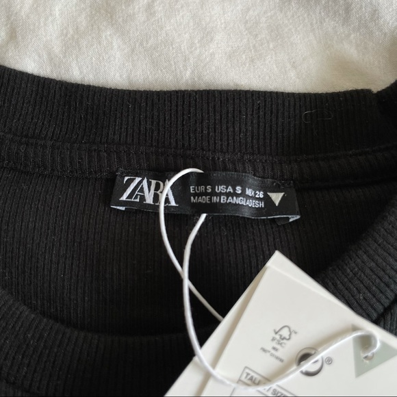 Zara Ruched Ribbed Dress - Picture 6 of 6